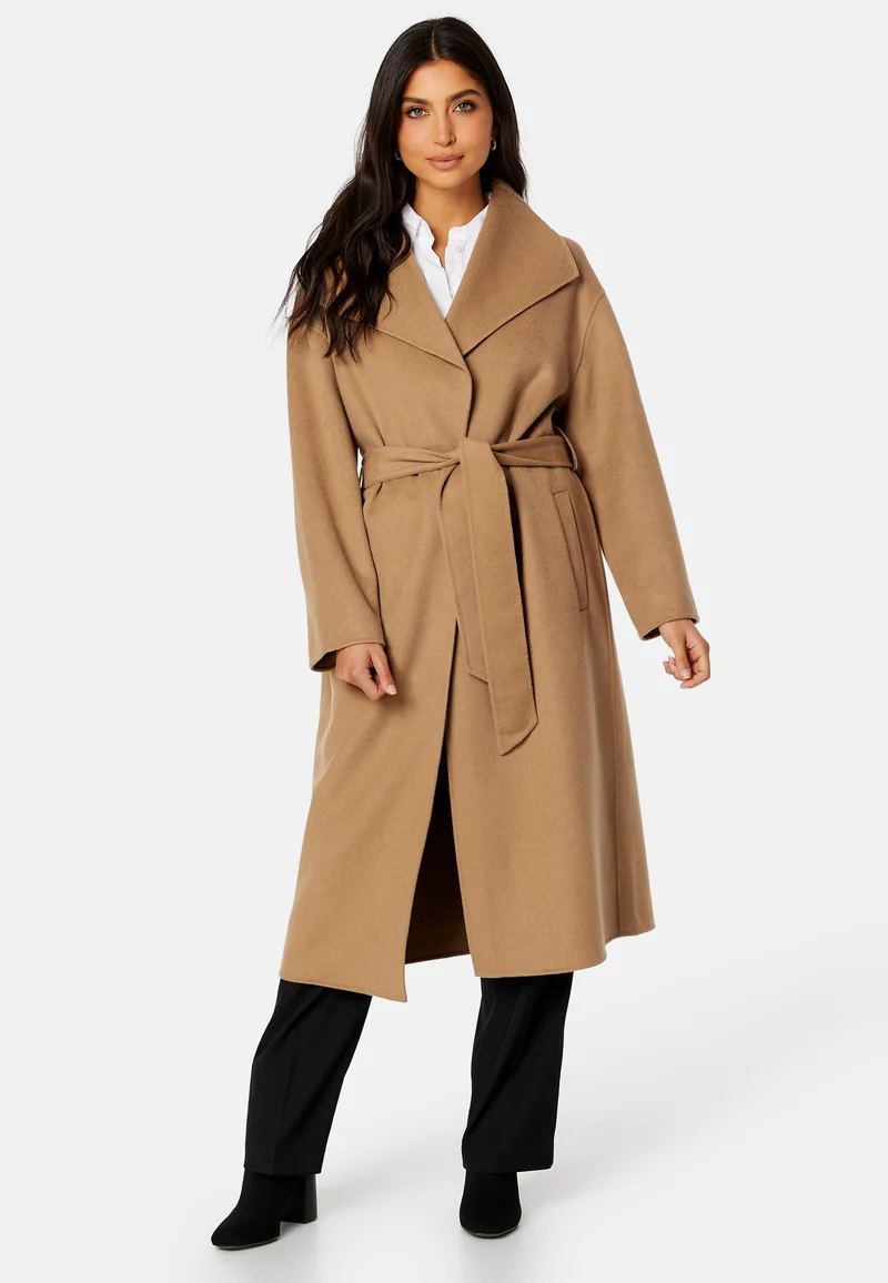 Handstitched Belted Coat
