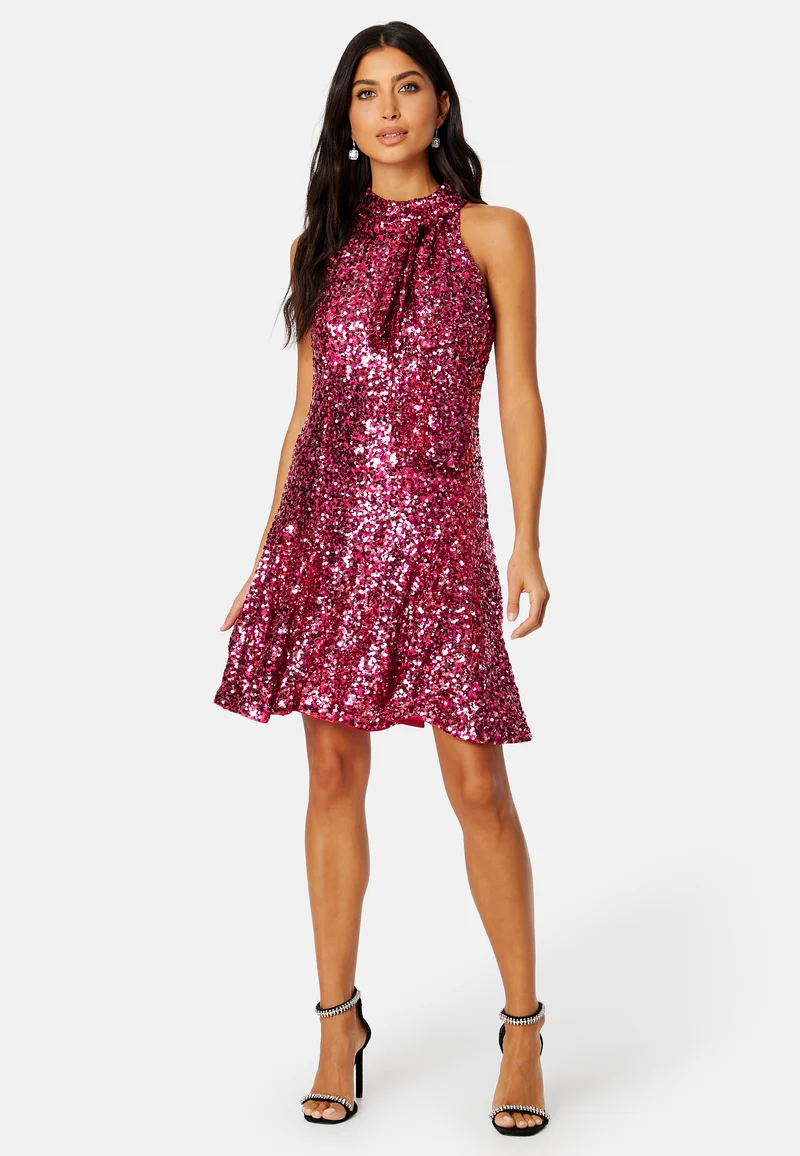 Dominique Hi-Neck Bow Mini