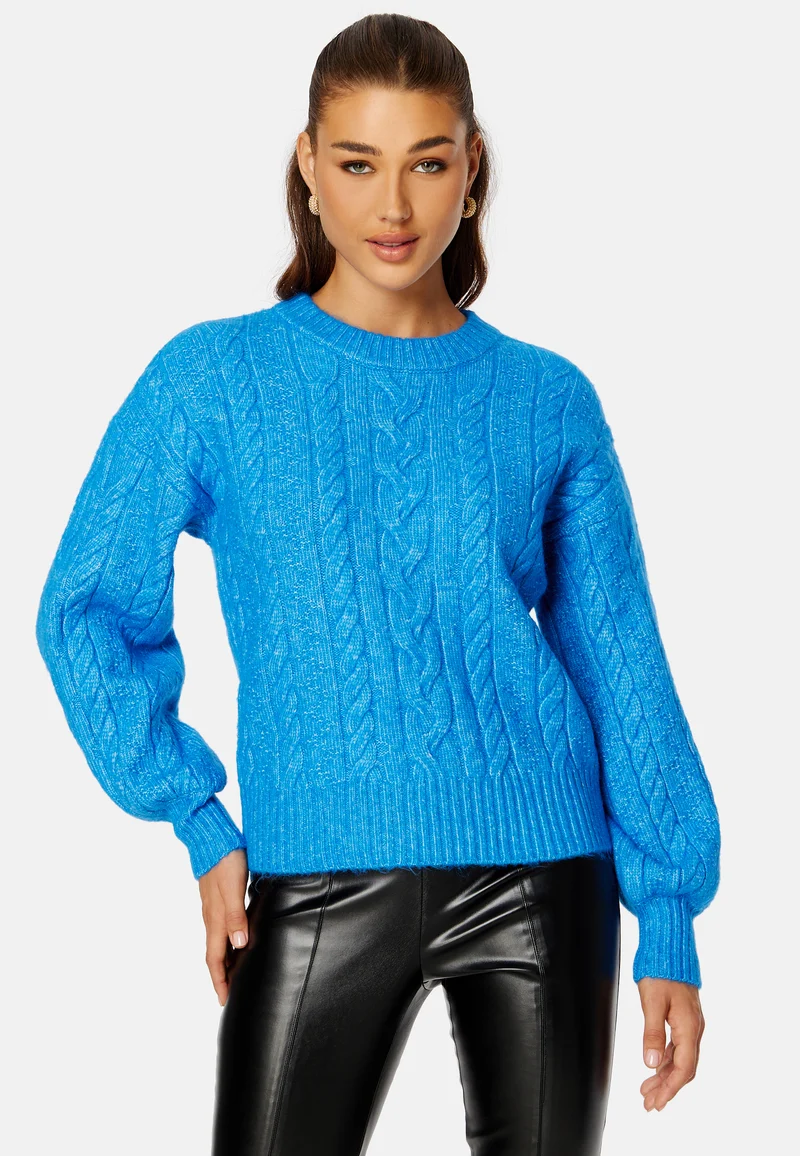 Oya O-Neck L/S Knit Top