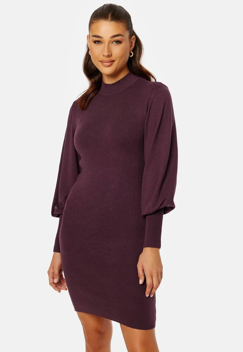 Holly Karispuff LS Highnk Dress
