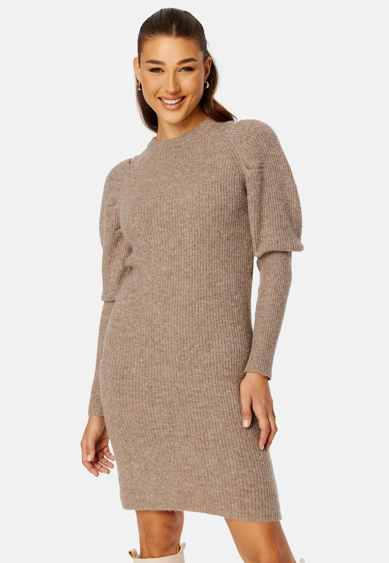 Nitta O-neck Knit Dress