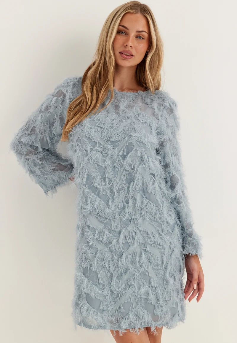 Slfmyline Relaxed Ls Boat Neck Dress