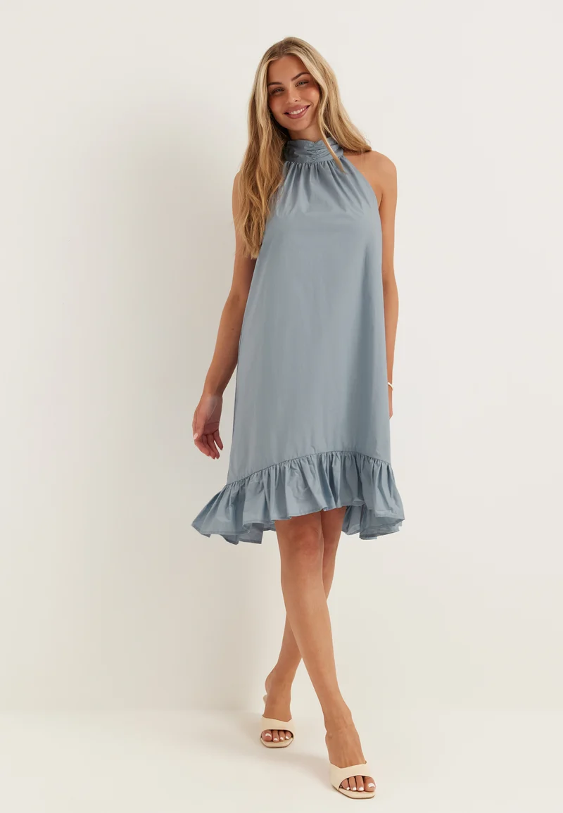 Slfdelia Regular Short Halterneck Dress