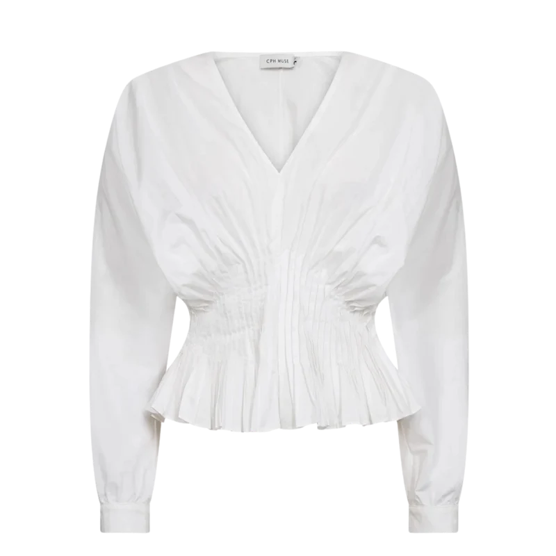CMPoplin Blouse - Bright White