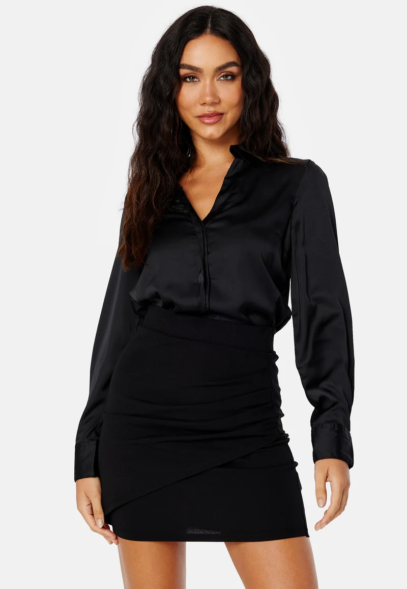 Elara satin shirt