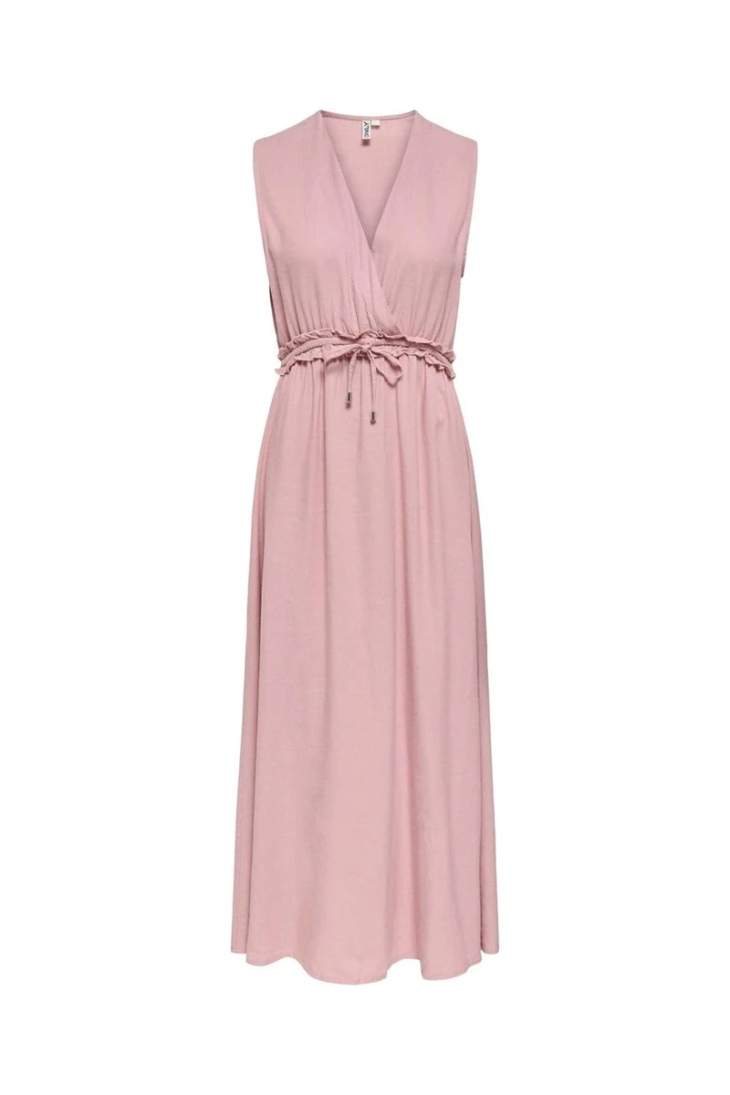 Only - Onlgoa Sl Linen Bl Long Dress Cc - 4942265 Burnished Lilac
