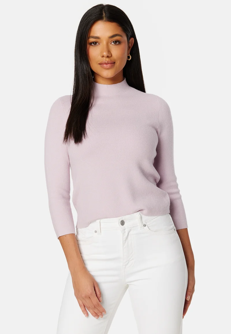 Gold Rib 3/4 FunnelneckBlouse