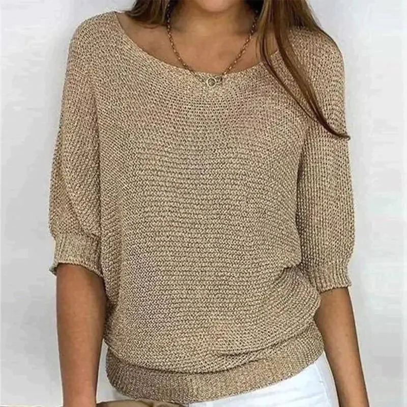Korus Luxe | Stickad mysig lyxig topp