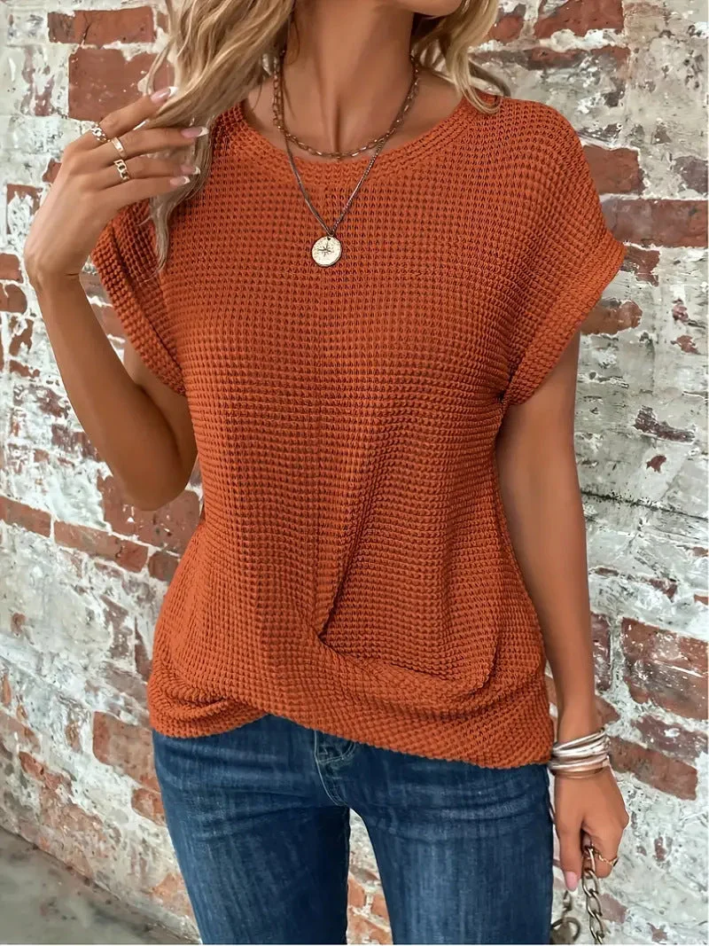 Sophie | Elegant t-shirt med rund halsringning