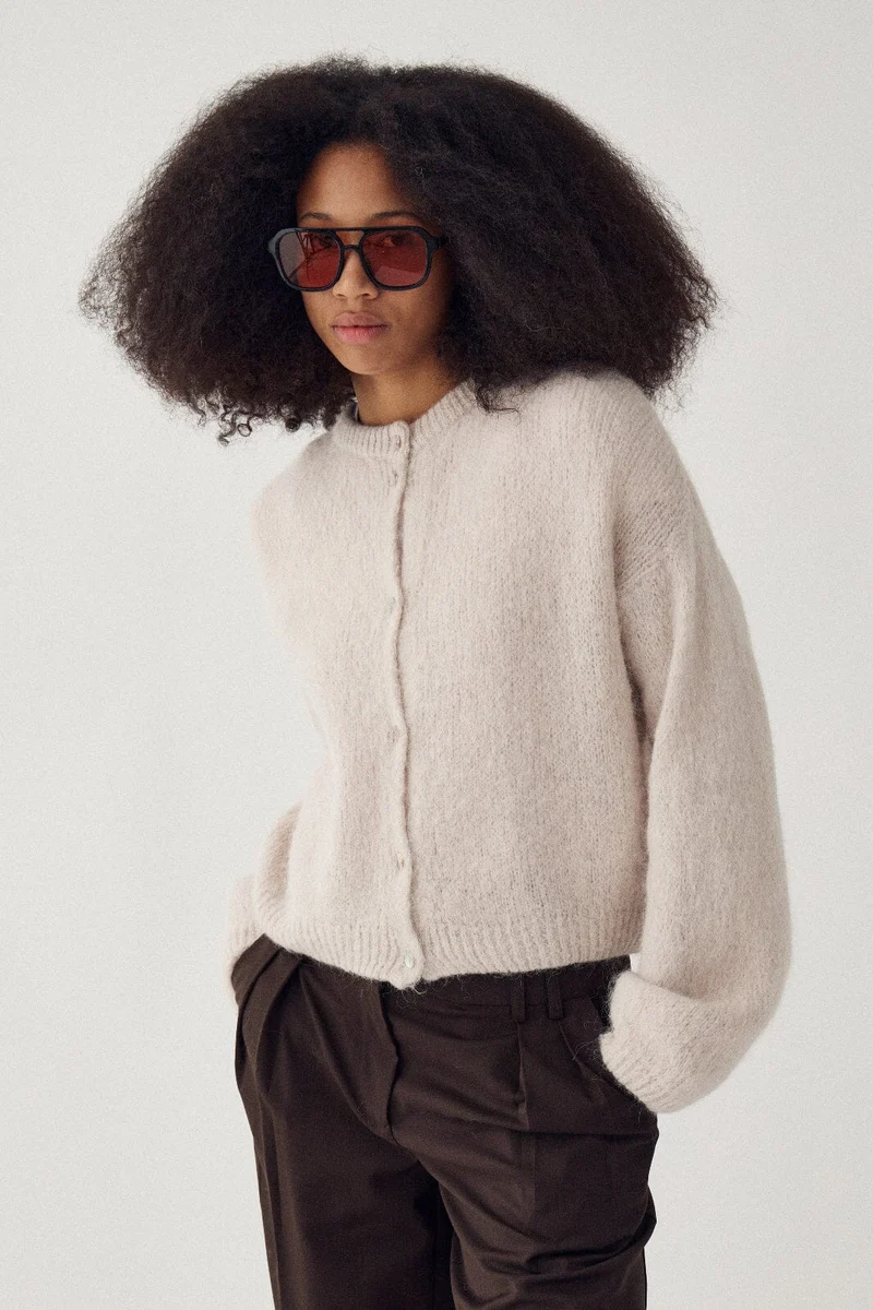 Noella - N-Kae Knit Cardigan 15950001 - 1206 - Oyster