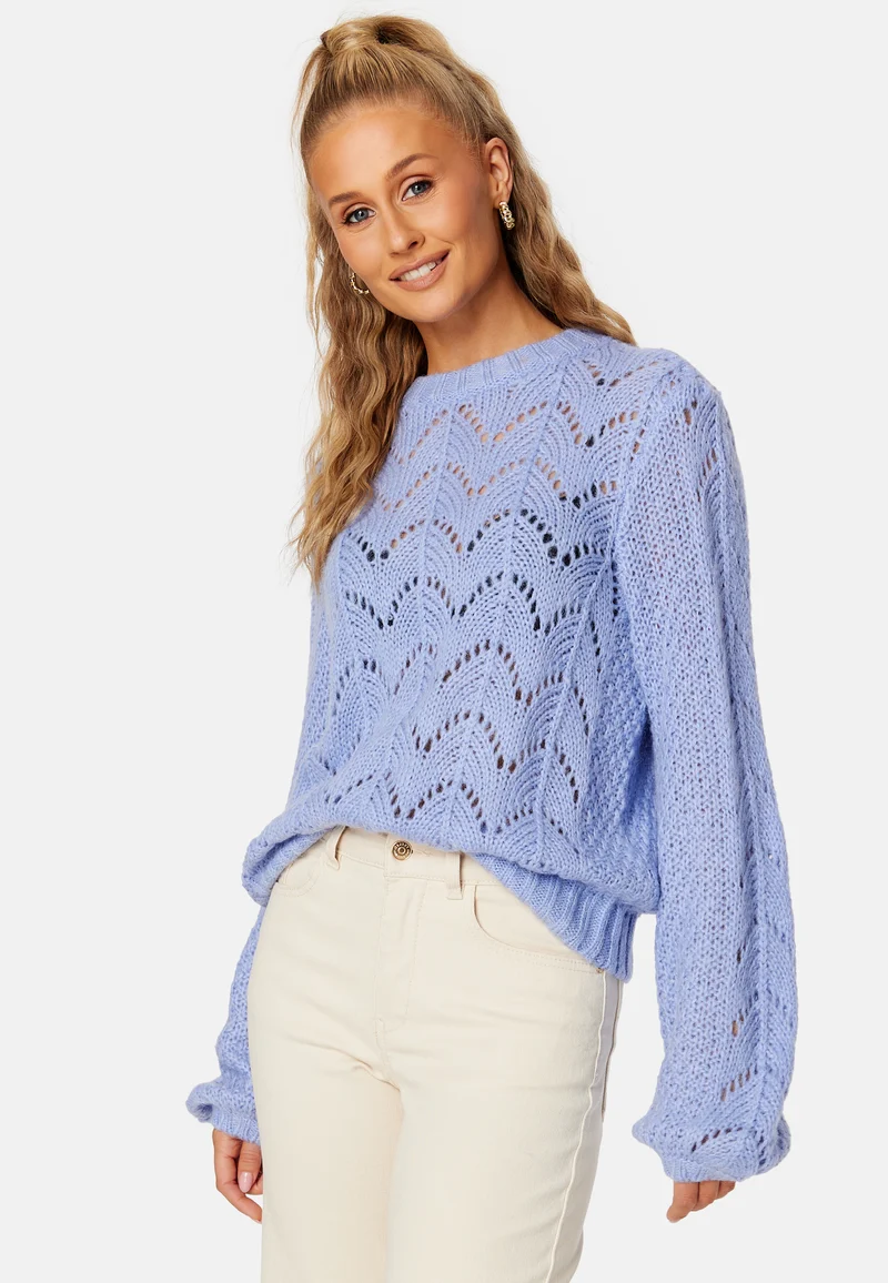 Sultan Knit O-Neck L/S Top