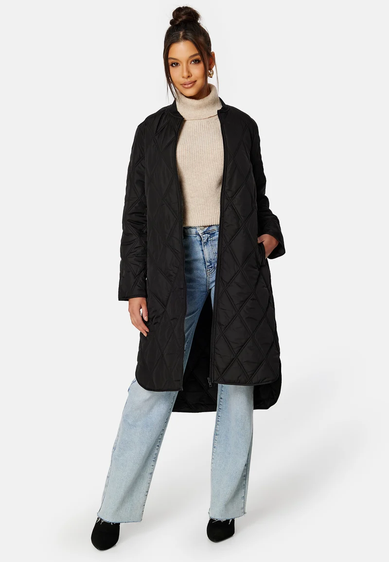 Quila New L/S Highlow Quilted