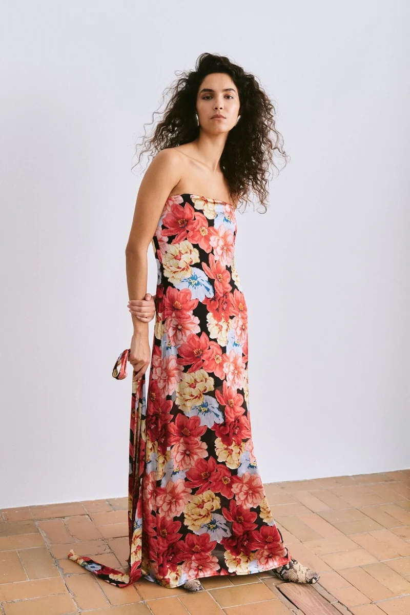 Gestuz - Gzsigrida P Silk Dress 10911030 - 109158 - Dessert Flower Multi