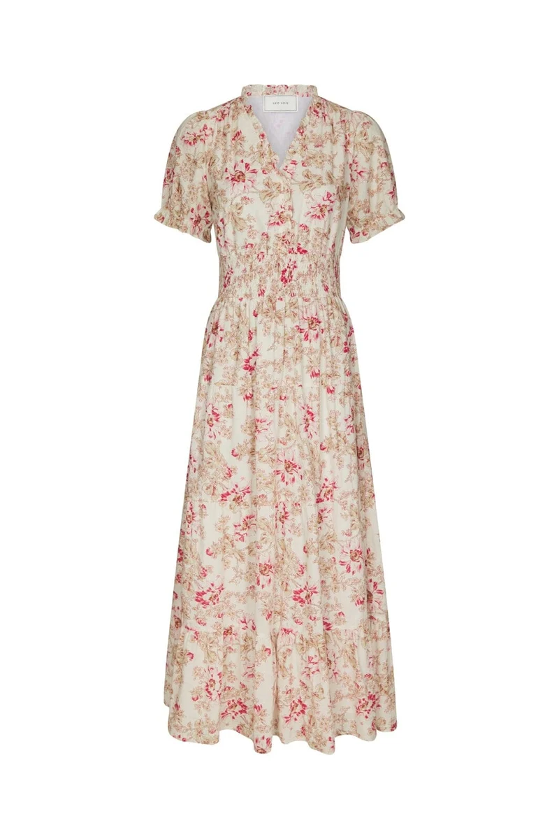 Neo Noir - Kanza Flower Dress 167705 - 165 - Rose