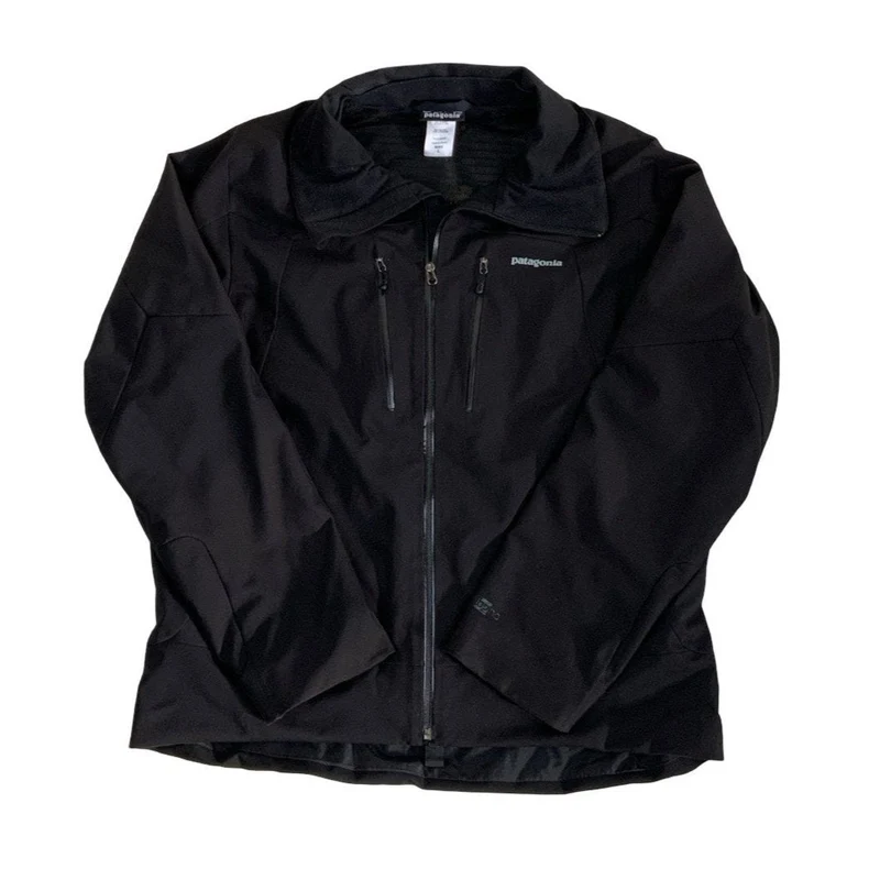 Vintage Patagonia Black Windbreaker Outdoor Jacket Extra Large