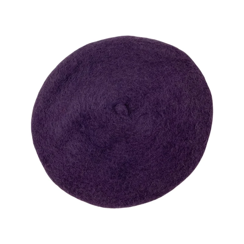 Vintage Beret Purple