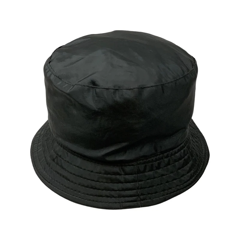 Vintage Black Fleece Lined Bucket Hat