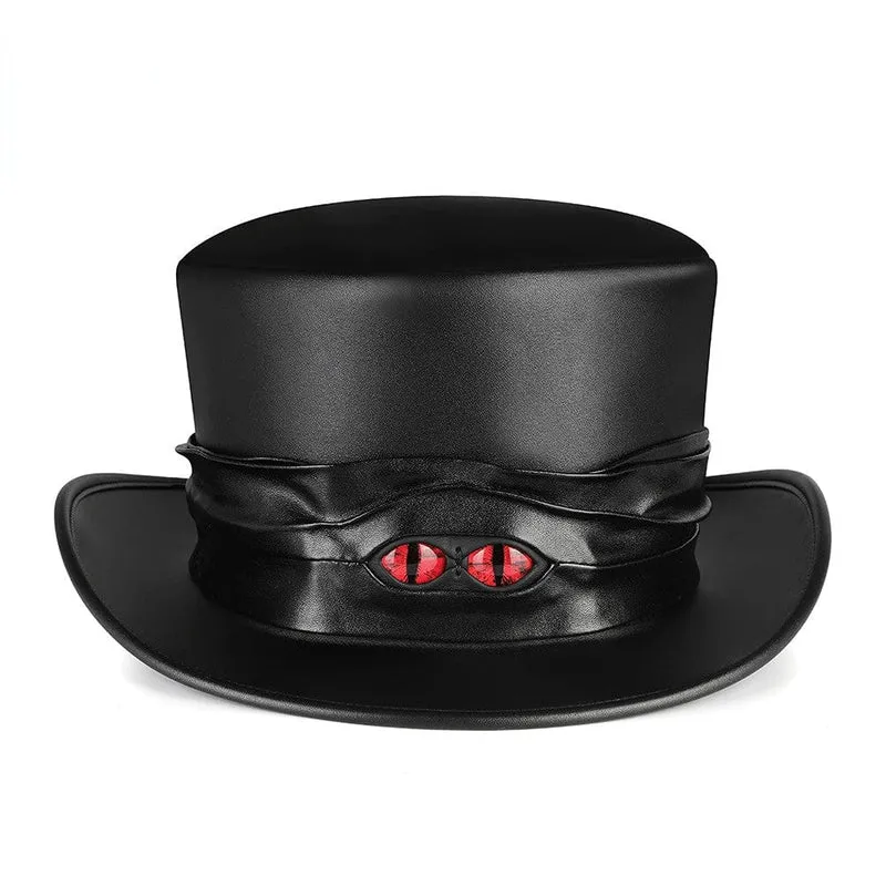 Gothic Strappy Evil Eyes-hatt för män