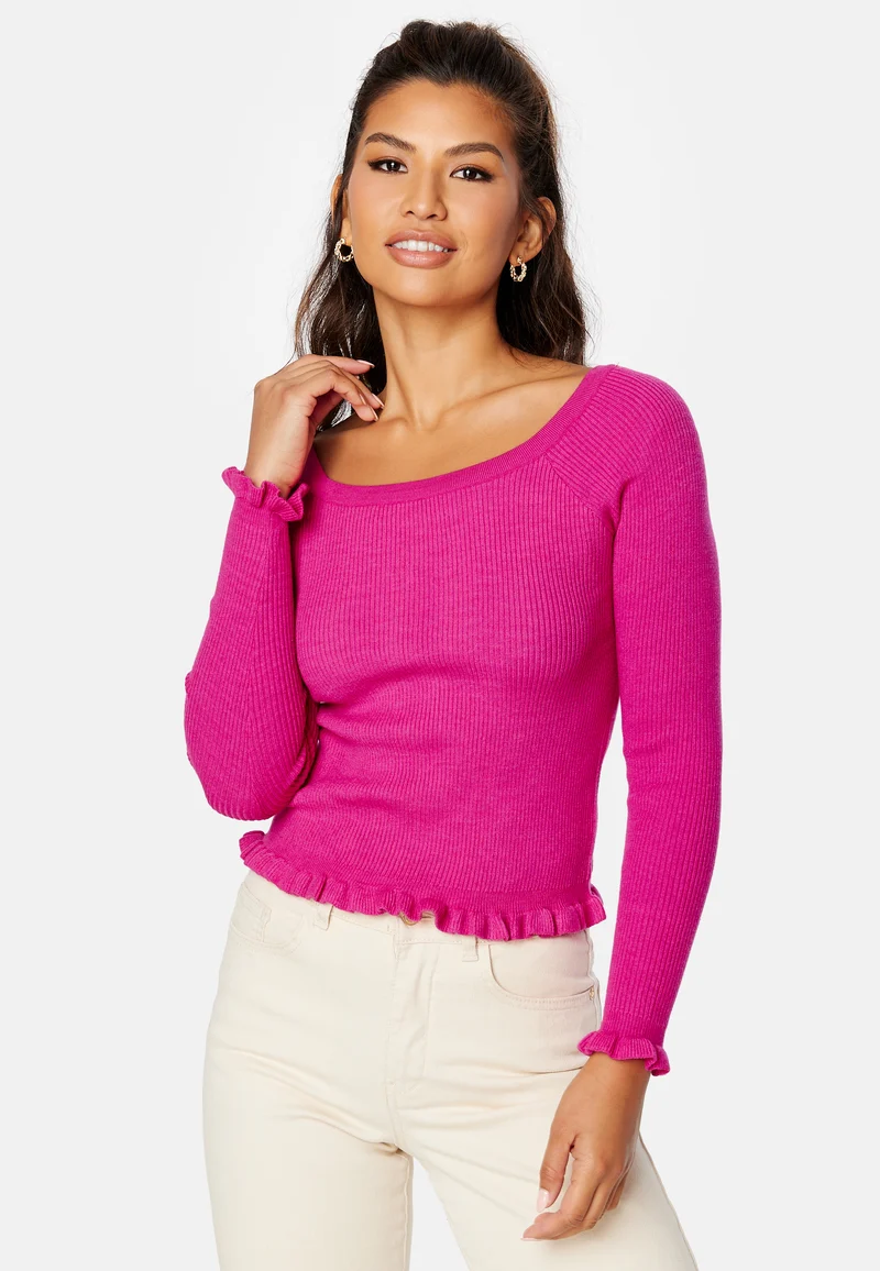 Nia LS Off Shoulder Knit