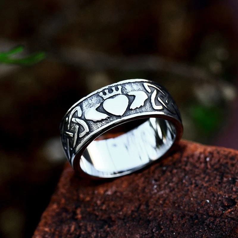 Punk Celtic Knot Ring för män