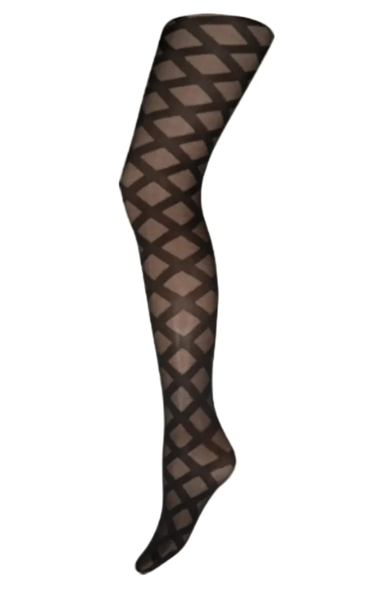 Hype The Detail - Tight Plaid 30D 16150-77 - 1100 - Sort
