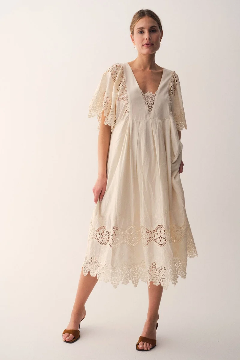 Gossia - Chiligo Dress G2870 - Creme