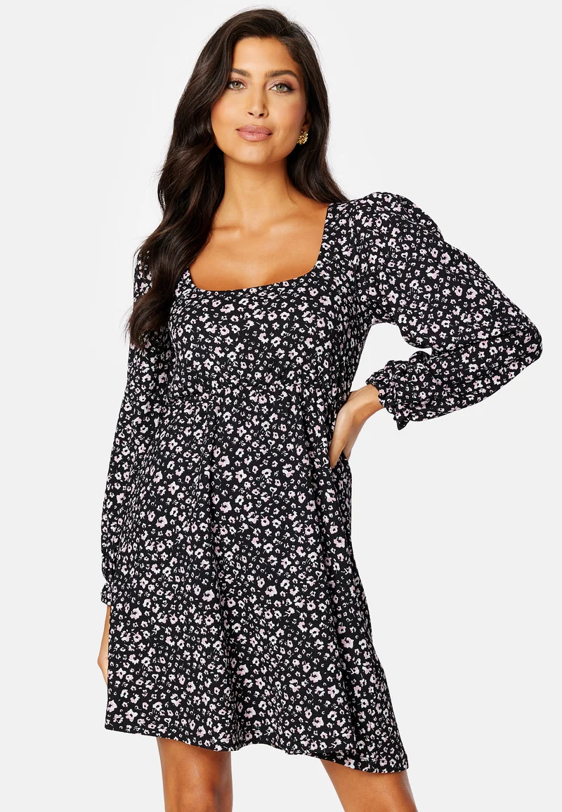 Miriam balloon sleeve dress
