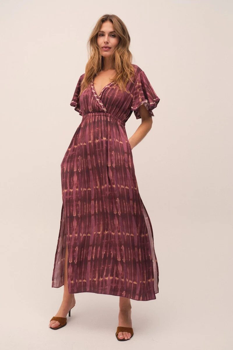 Gossia - Madelenego Dress G2859 - Berry Mix