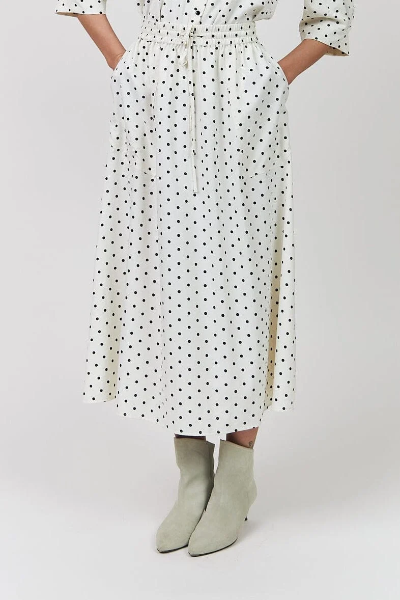 Lollys Laundry - Akanell Maxi Skirt26130-2053 - 76 Dot Print