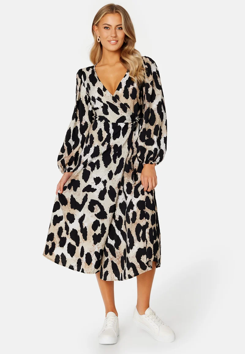 Leonora Wrap Midi Dress