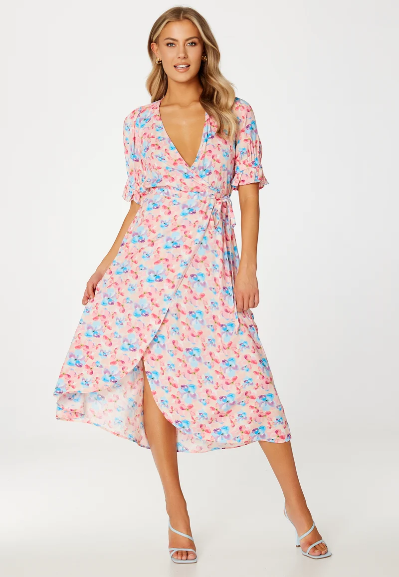 Elegance S/S Wrap Dress