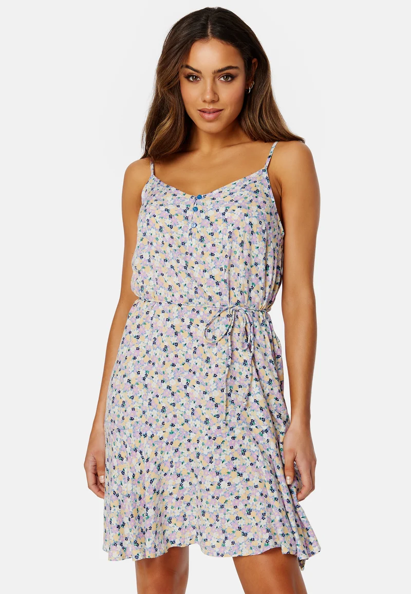 Nya Slip Button Dress