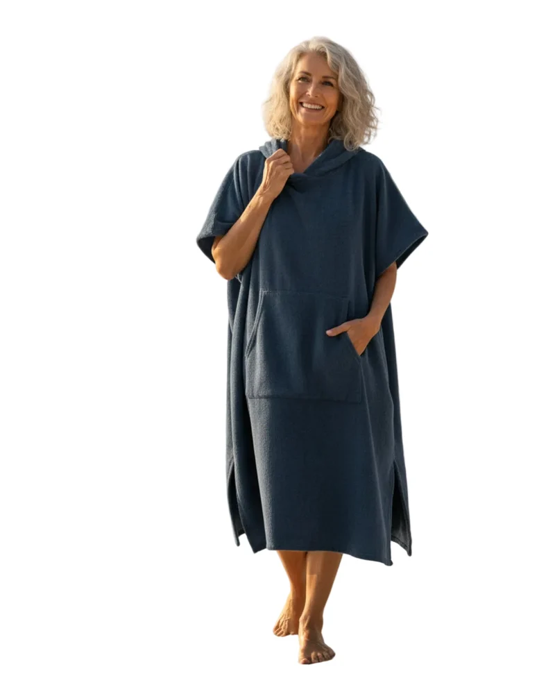 Kvinnors Strandponcho Klänning Lätt