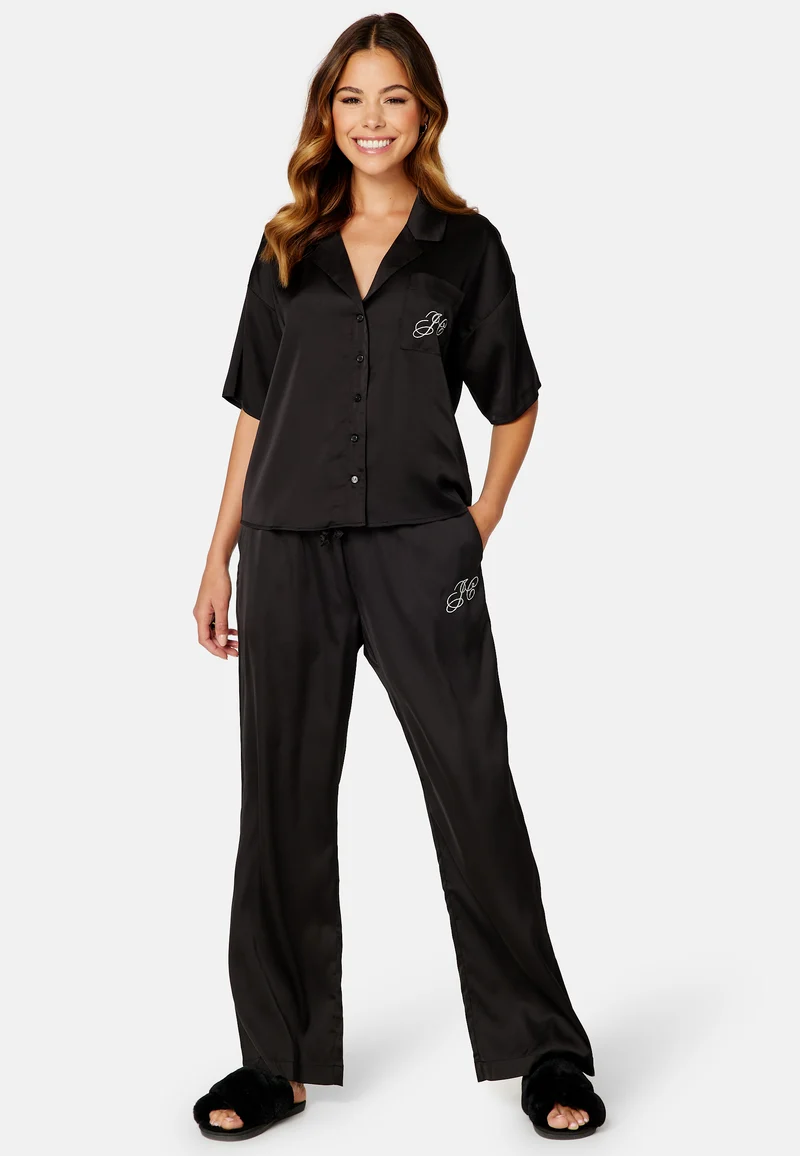 Paula Solid Satin Trouser