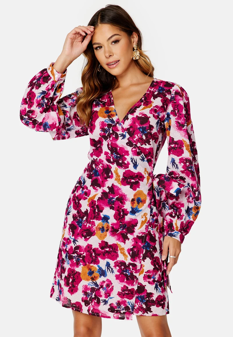 Jannie L/S Wrap Dress