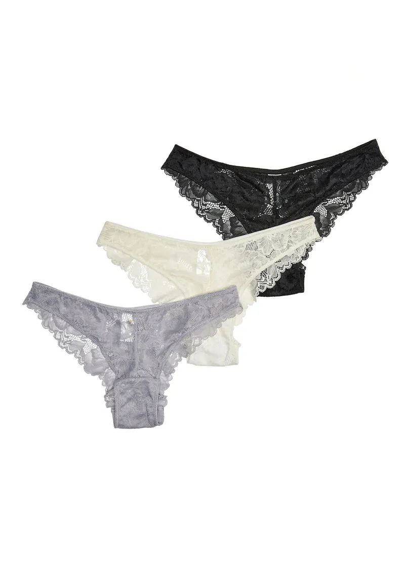 3-pack Bessie Lace Brief