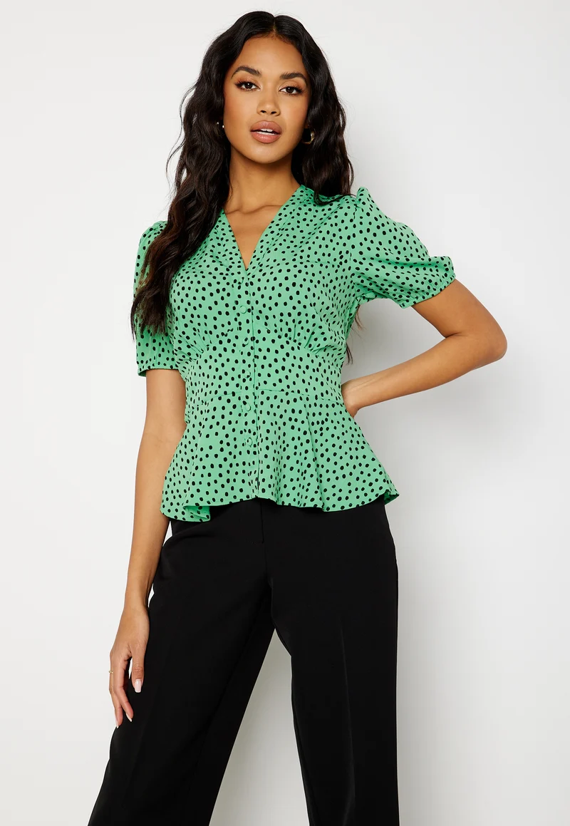 Prue balloon sleeve blouse