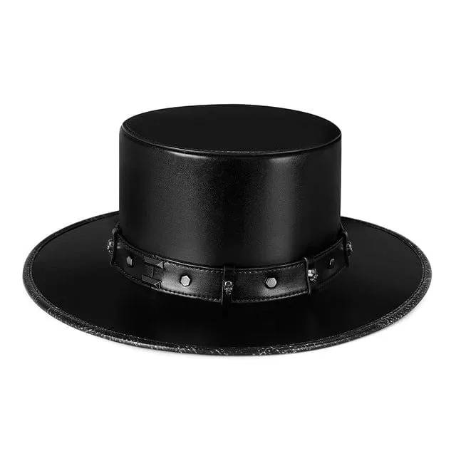 Steampunk nitskarvhatt för män