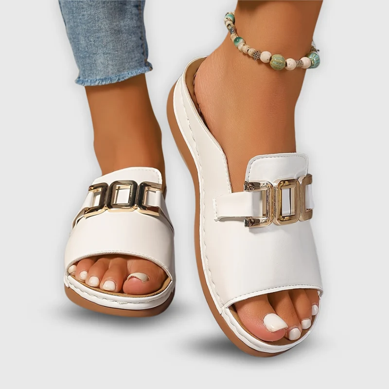 Damer Slip-On Sandaler med Plattform