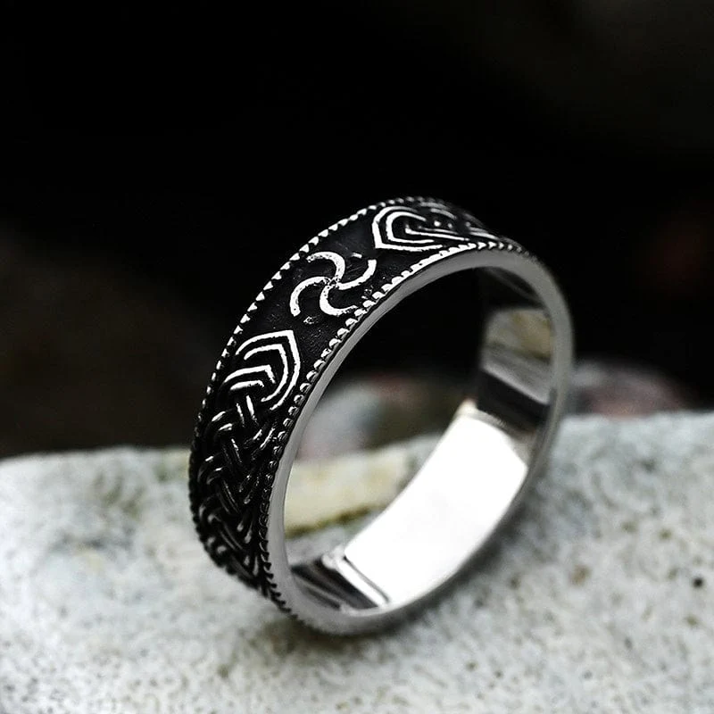 Punk Knot Ring för män