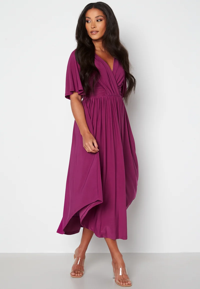 Valeria Butterfly Sleeve Dress