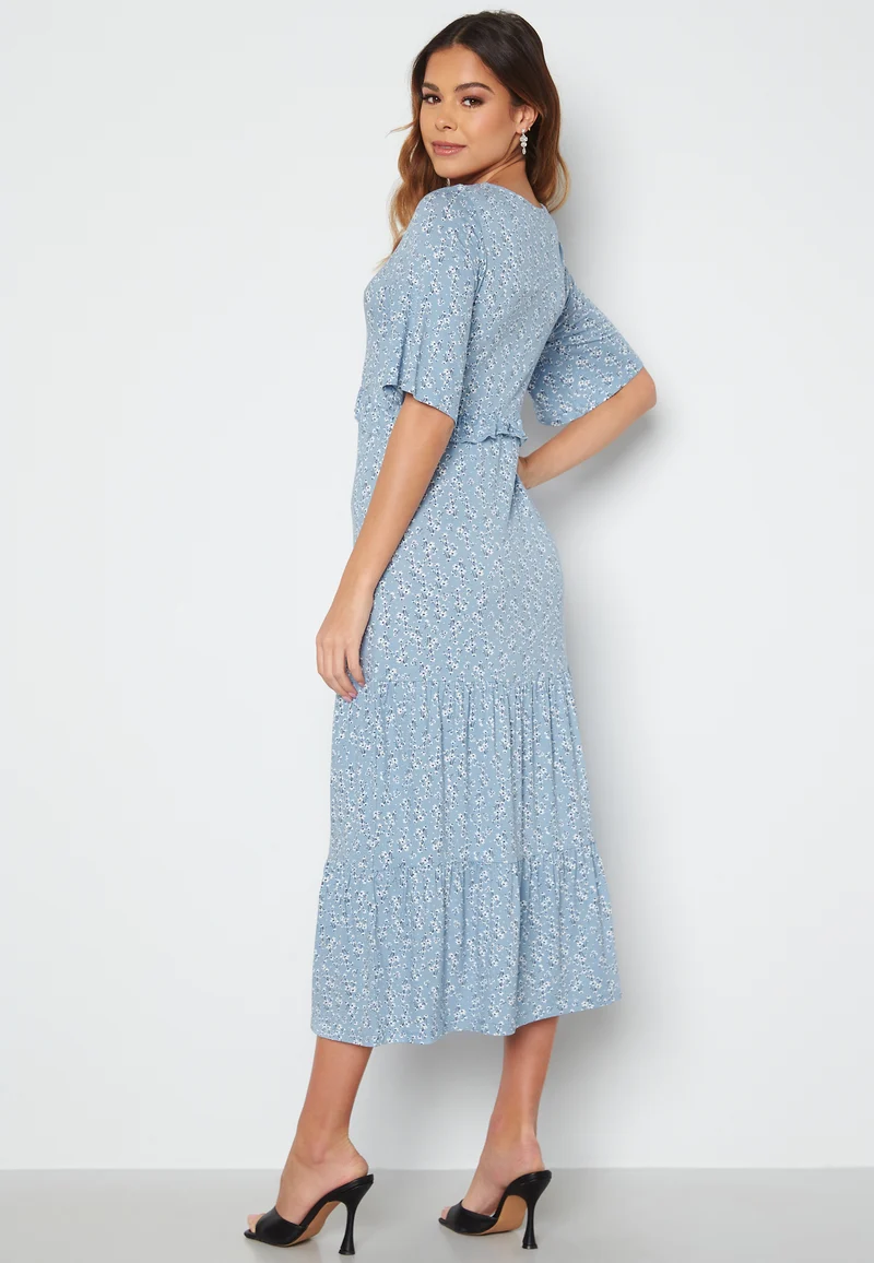 Flounce Jersey Dress