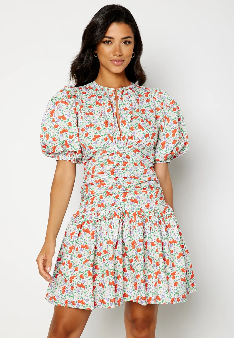 Festive Cotton Mini Dress