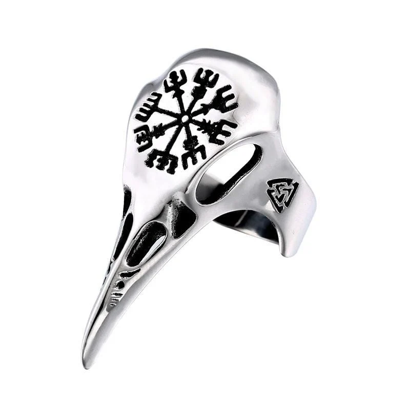 Punk Bird's Head Ring för män