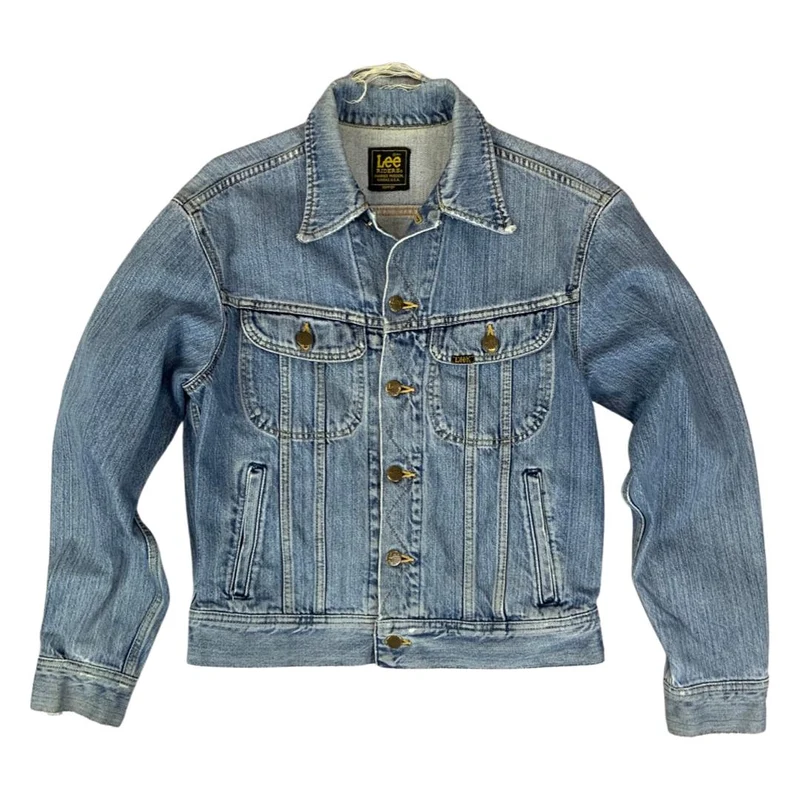 VTG LEE RIDERS JAPANESE EDWIN COLAB DENIM JACKET LOVELY WEAR MOD 36” M