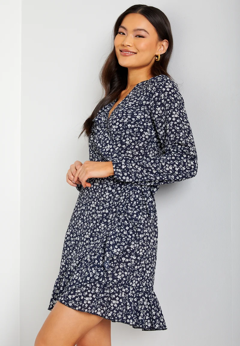 Carly L/S Wrap Dress