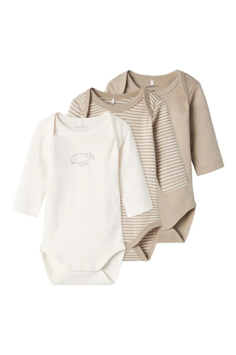 Name It - Nbnbody Ls Y/D Core 2 - 4598338 Pure Cashmere