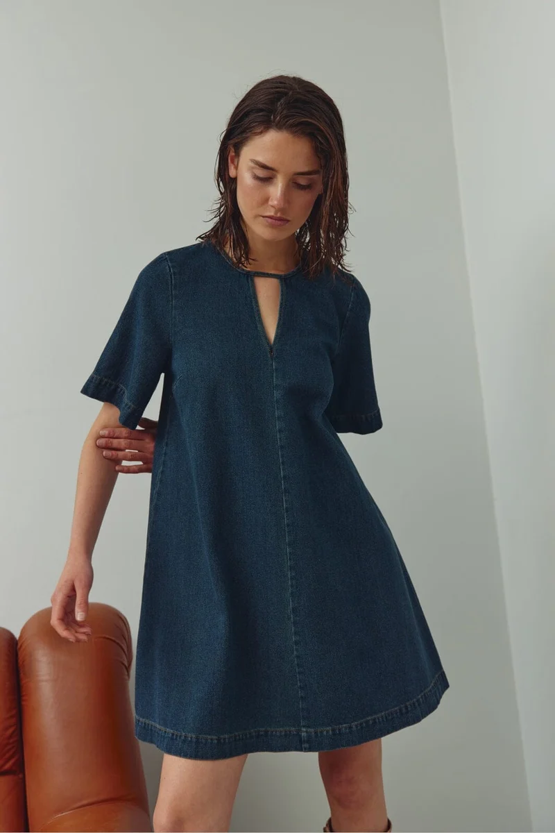 Noella - N-Mavis Dress 15150002 - 1056 - Vintage Blue Wash