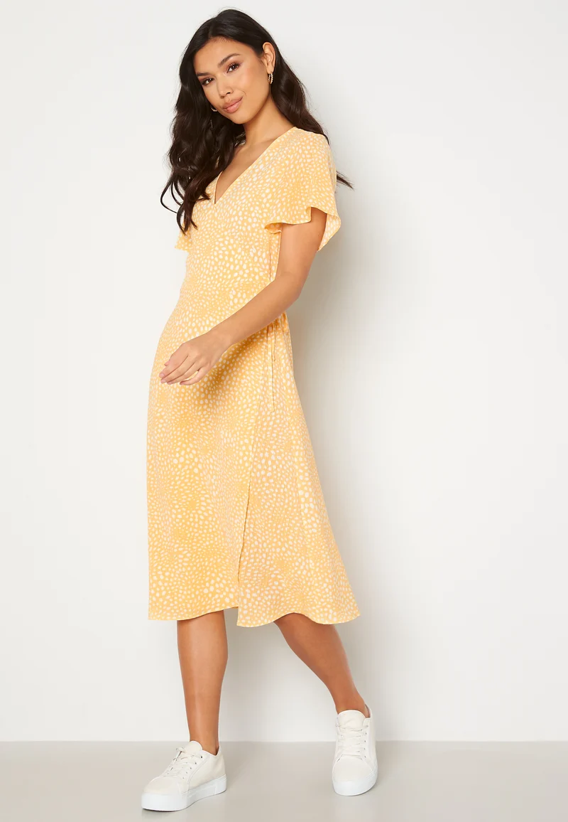 Lovie S/S Wrap Midi Dress