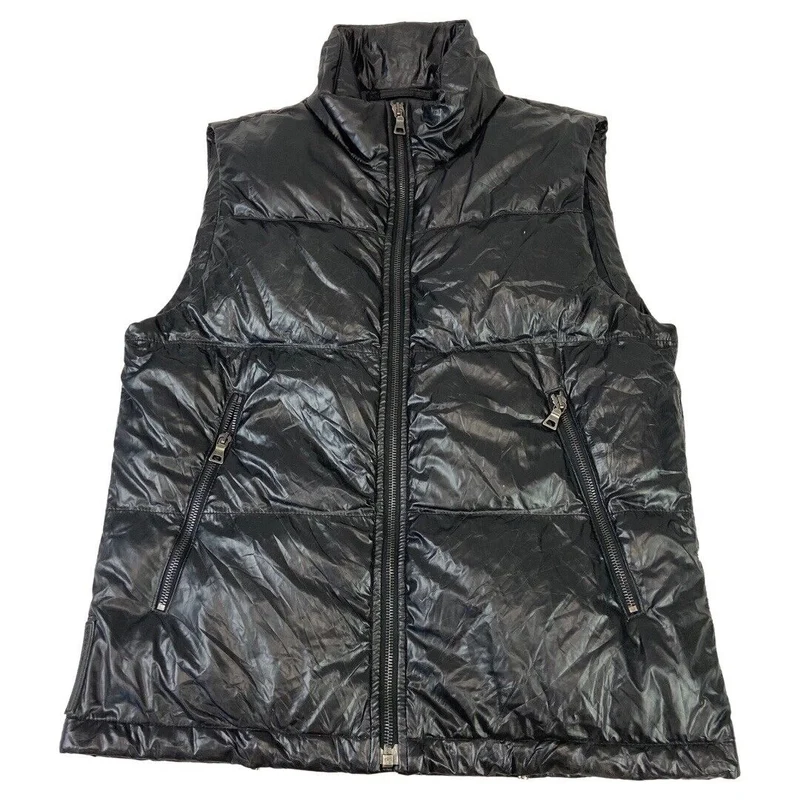 Black Prada Milano Puffer Gilet Body Warmer Art. SGV826 Tg. 46 Medium